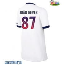 Paris Saint-Germain Joao Neves #87 Bortedrakt Dame 2026-27 Kortermet